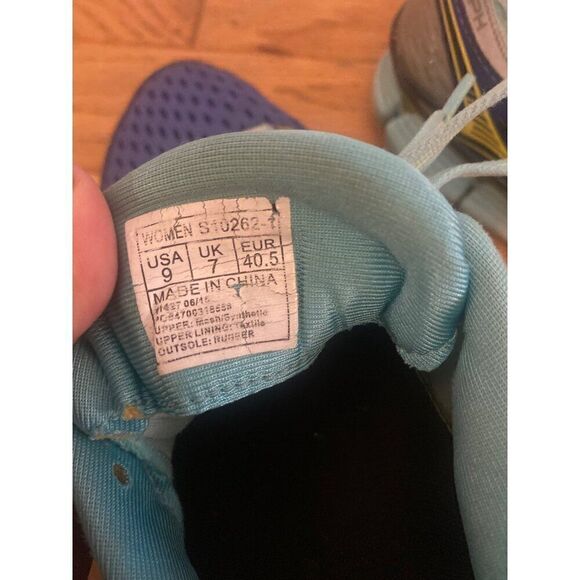 Saucony ISO Series Running Shoes Women's Athletic Sneakers Blue/Yellow Size 9 - Picture 9 of 9